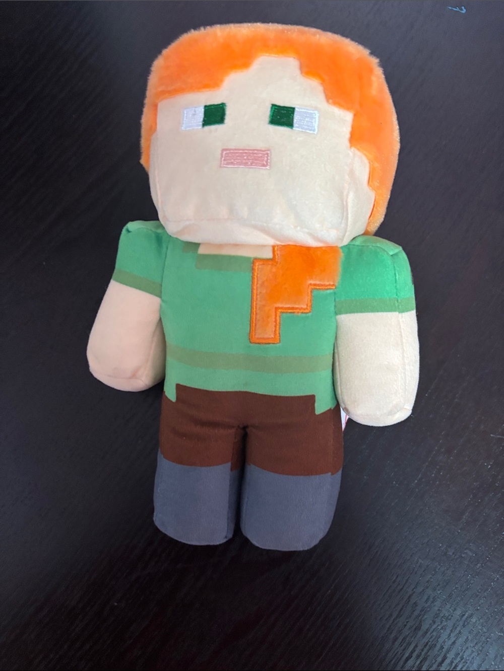 Minecraft Alex Plush Figure - Green Shirt Orange Hair Kids Toy